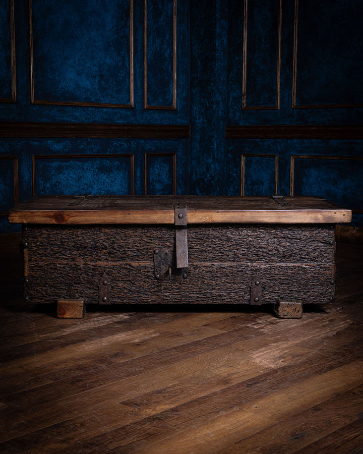 Rustic Barn Wood Storage Coffee Table