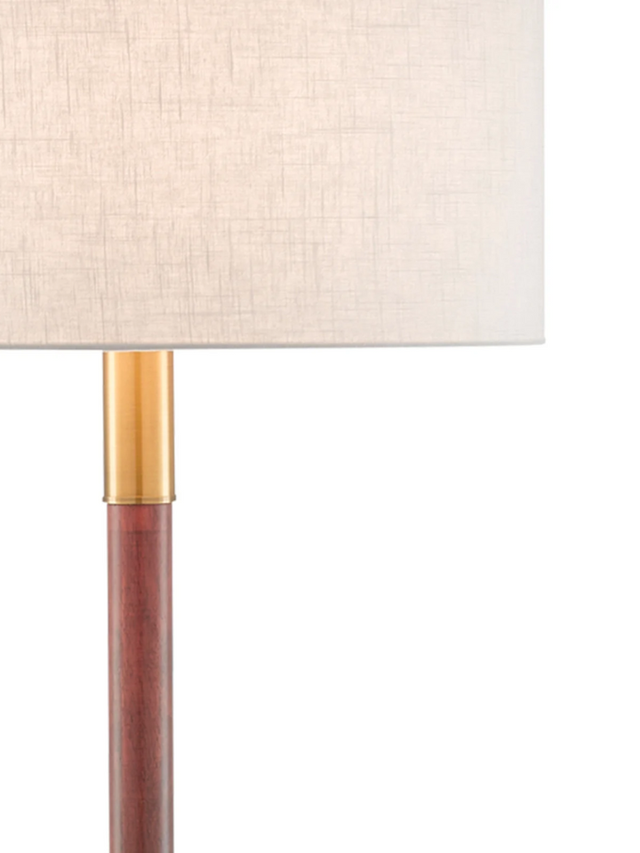 Bravo Mahogany Floor Lamp