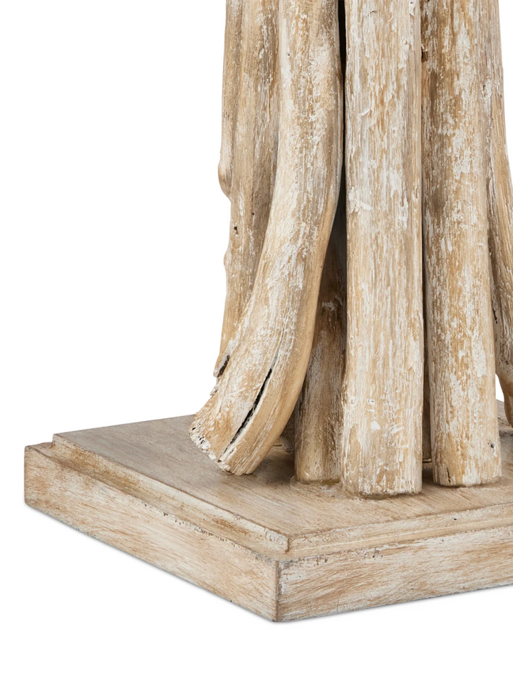 Driftwood Whitewash Table Lamp