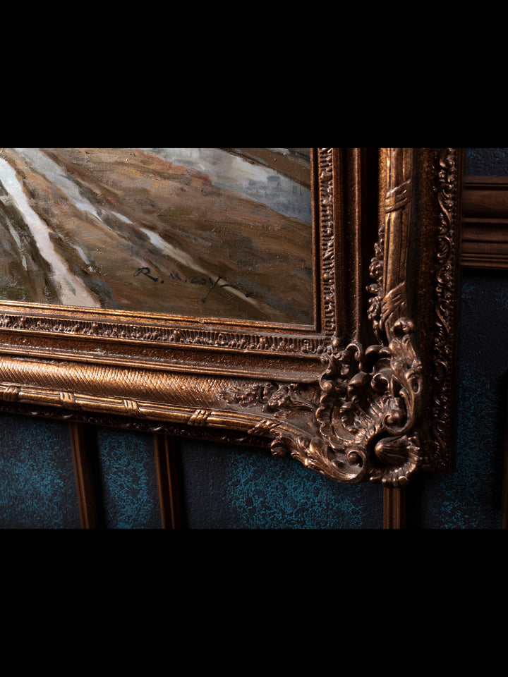 Cowboys in an Early Oil Boomtown