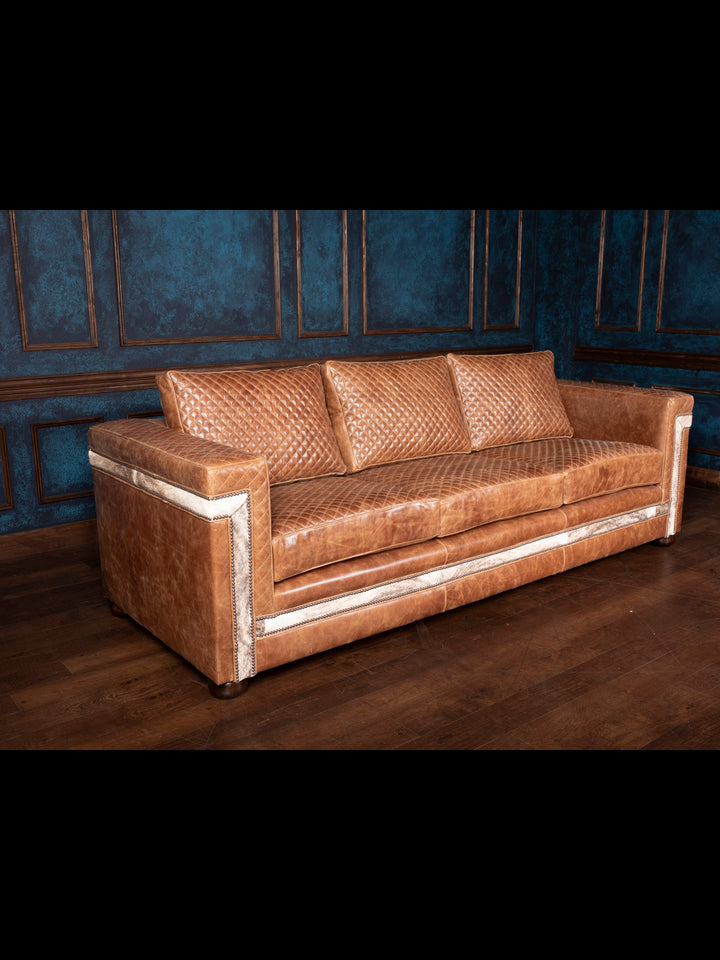 Desert Luxe Leather Architect Sofa
