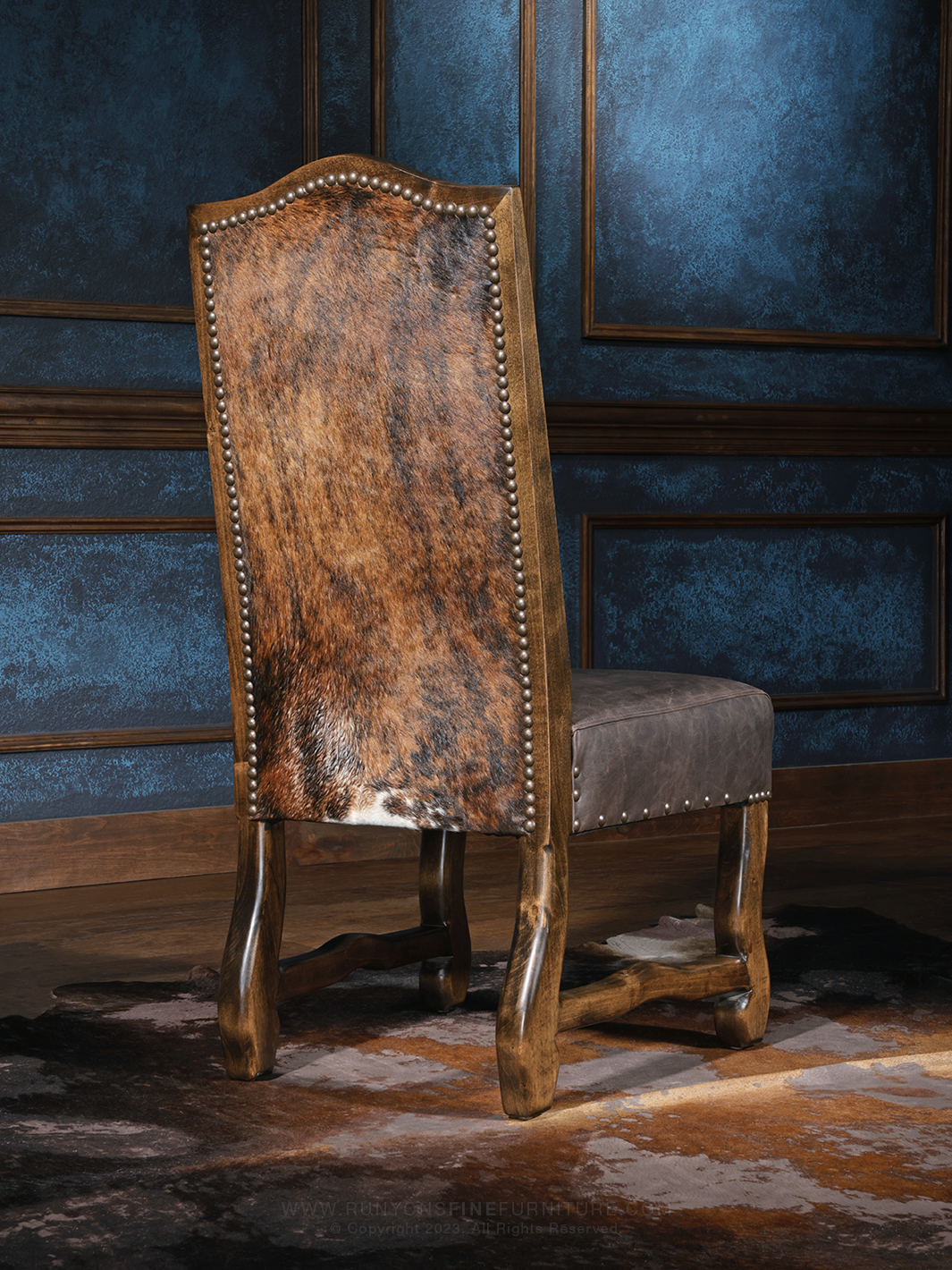 Nottingham Leather Side Chair