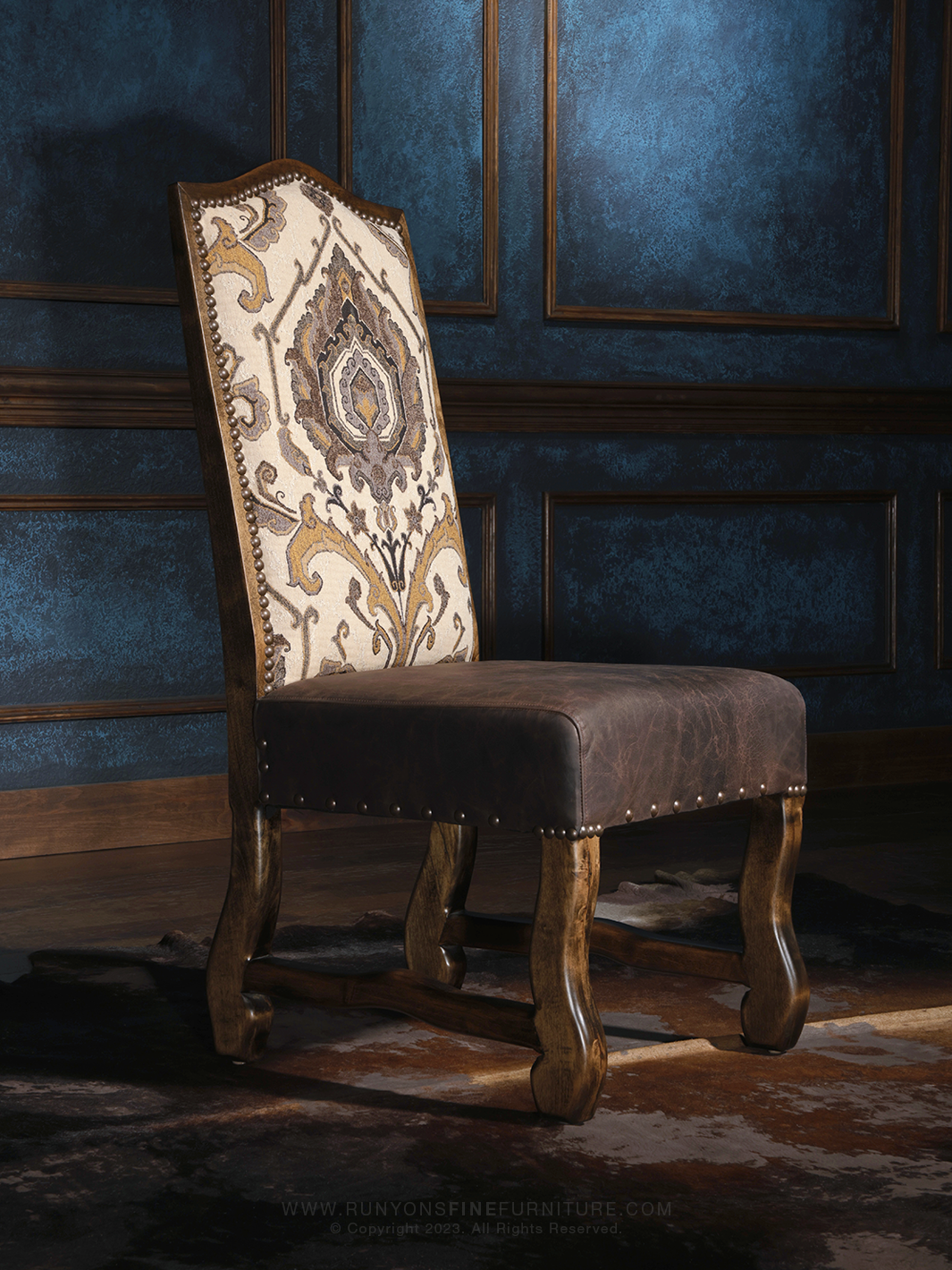 Nottingham Leather Side Chair