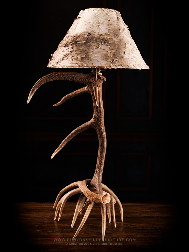 Mountain Lodge Antler Table Lamp