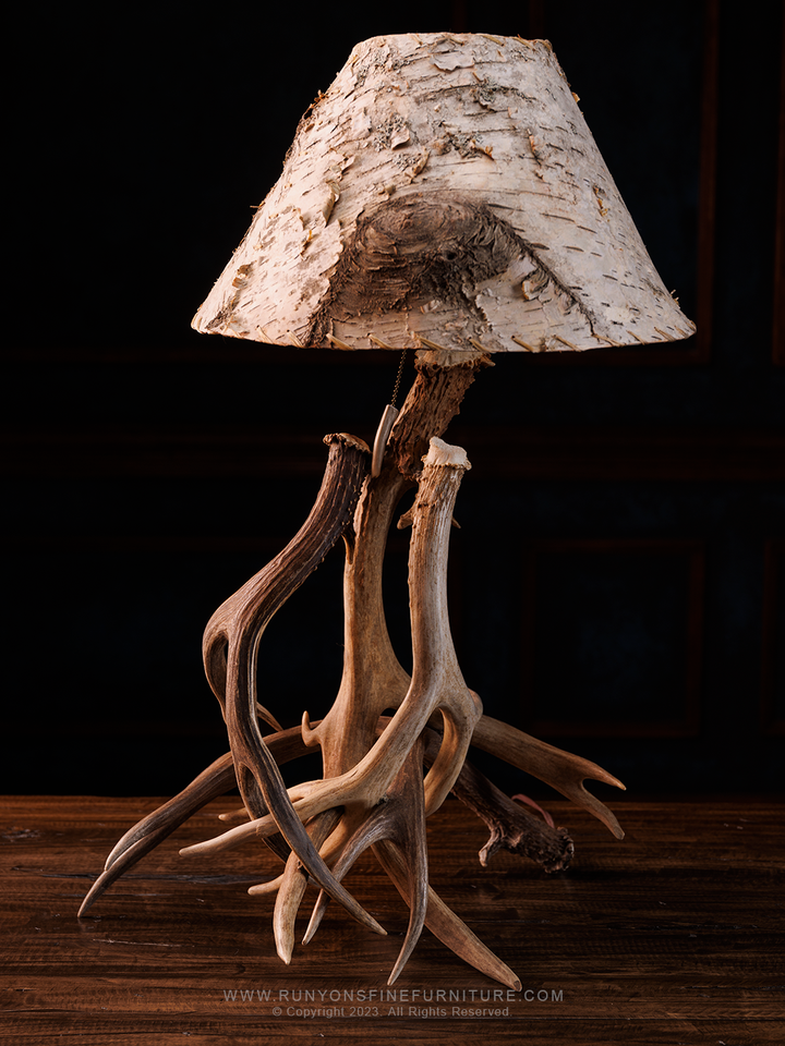 Mountain Lodge Antler Table Lamp