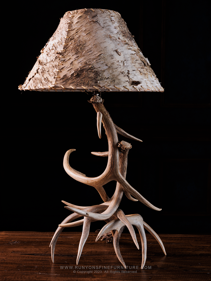 Mountain Lodge Antler Table Lamp