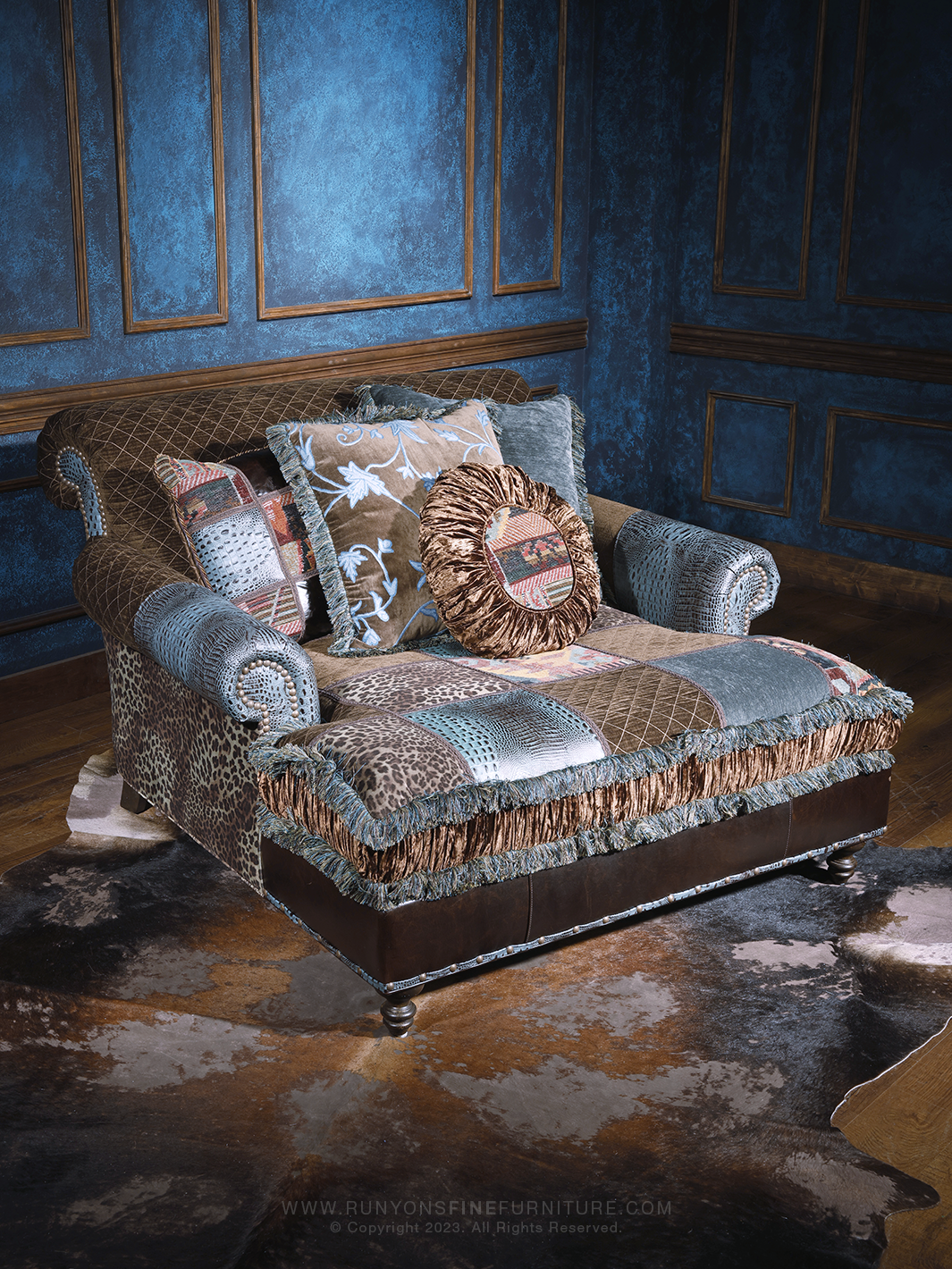 western chaise lounges