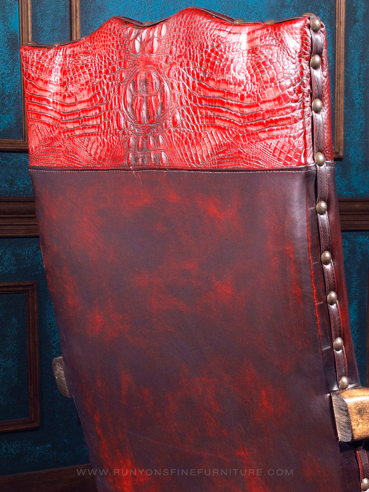 Russell Western Leather Desk Chair