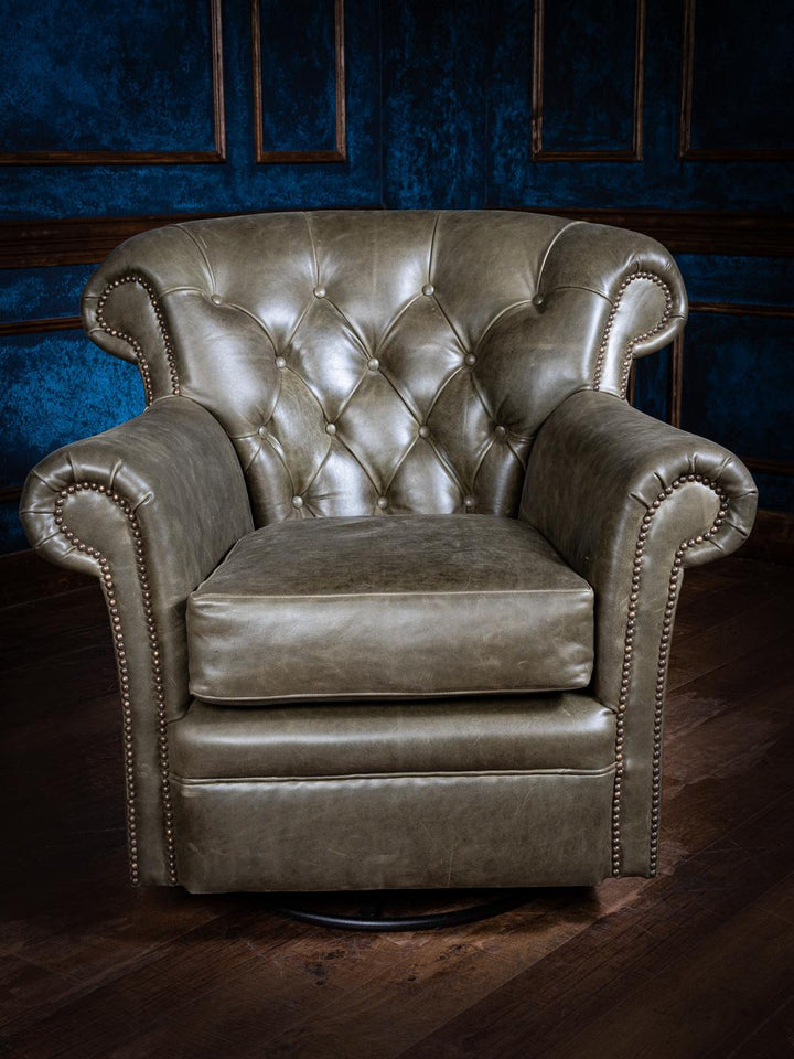 Heritage Twist Chesterfield Swivel Chair