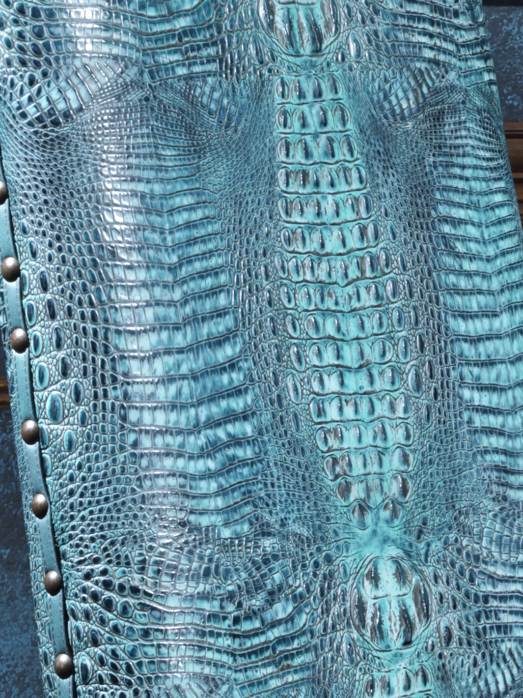 The Nile Crocodile Leather Dining Chair