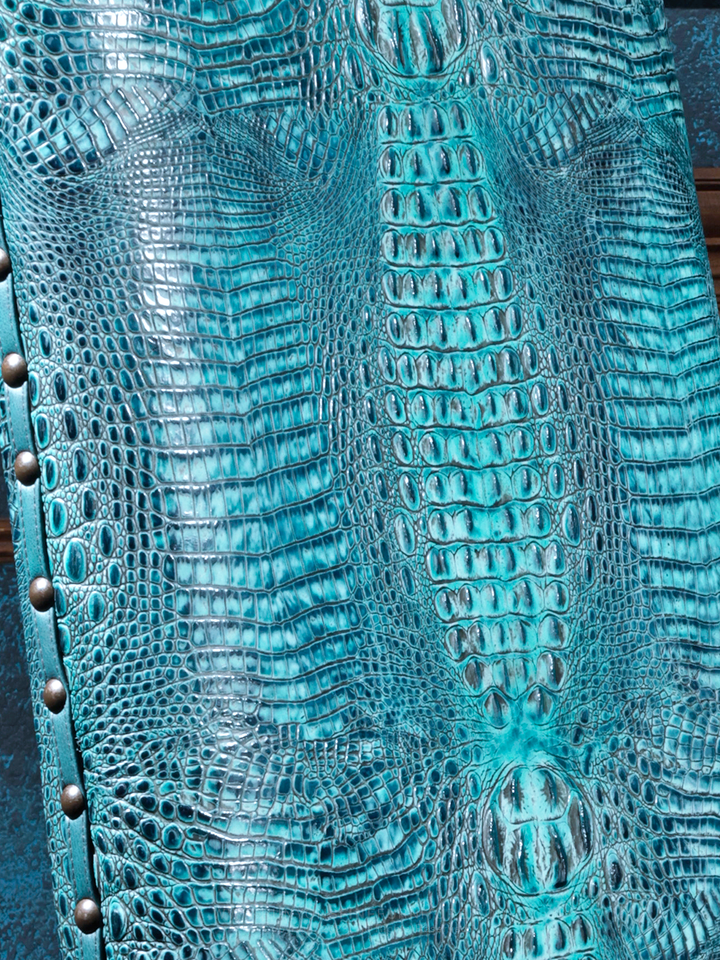 The Nile Crocodile Leather Side Chair