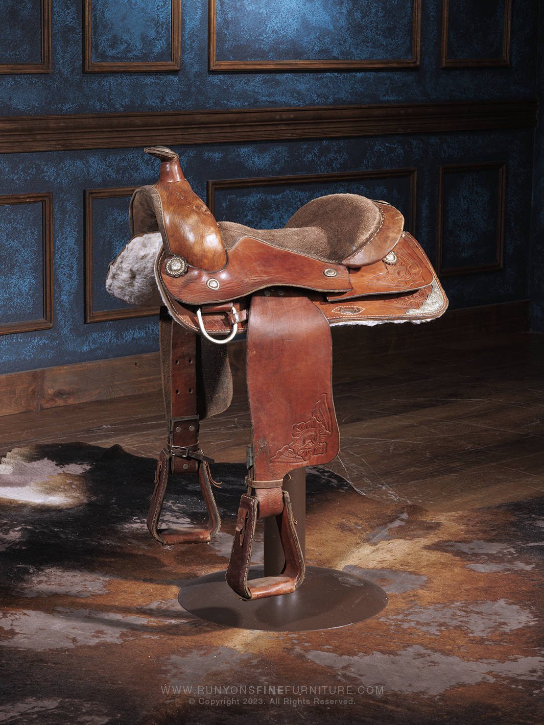 Wrangler's Ride Saddle Bar Stool