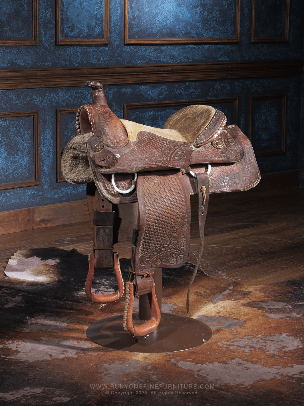 Prairie Dust Saddle Bar Stool