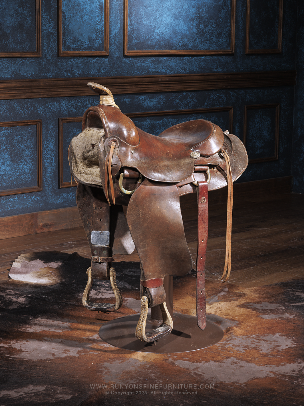 Rustic Rider Saddle Bar Stool