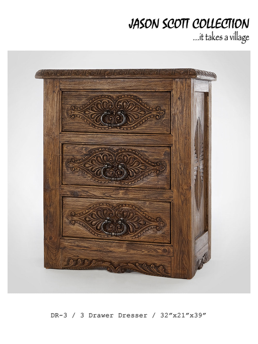 Jason Scott 3 Drawer Dresser