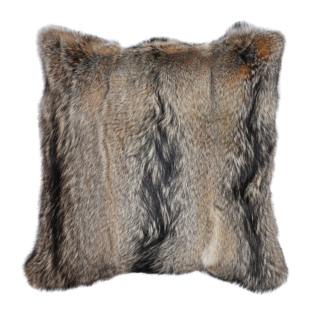Provincial Fox Fur Pillow