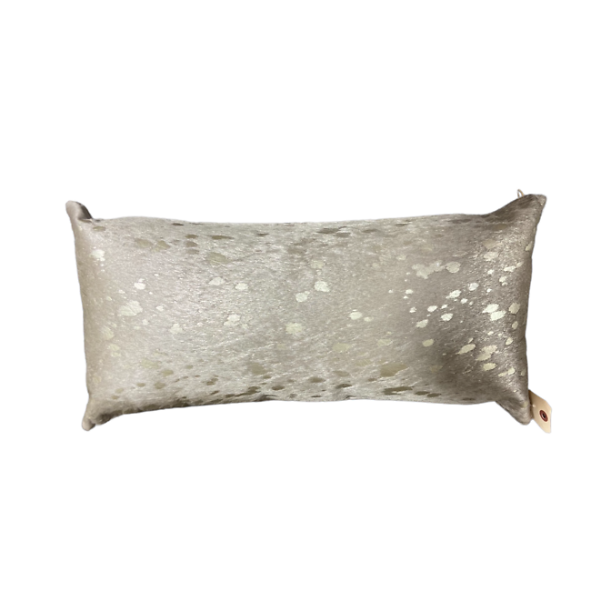 Lumbar Acid Wash Cowhide Pillow