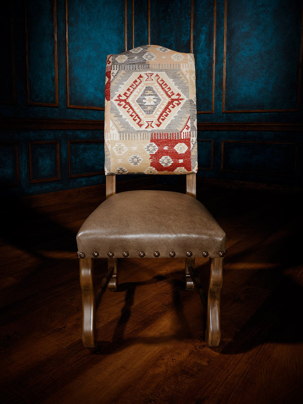 front view of Alamo southwestern style side chair