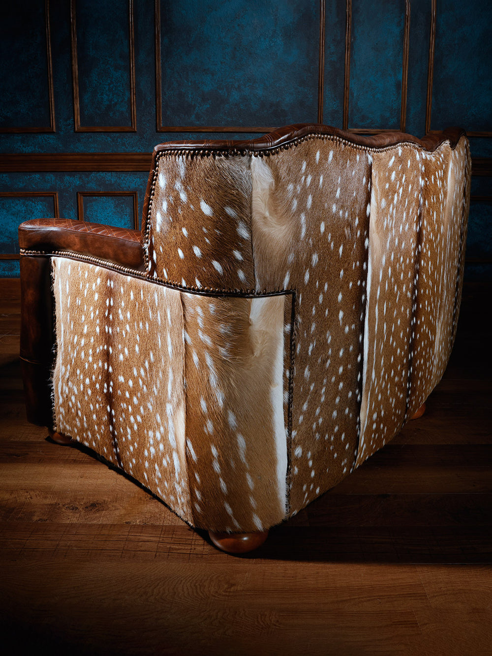 Side shot of axis hide back