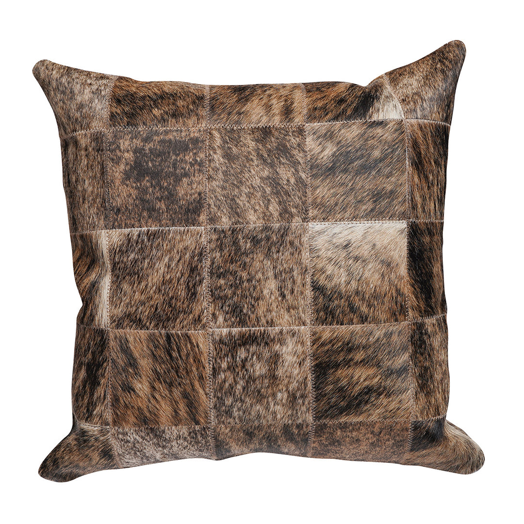 Brindle Patch Cowhide Pillow