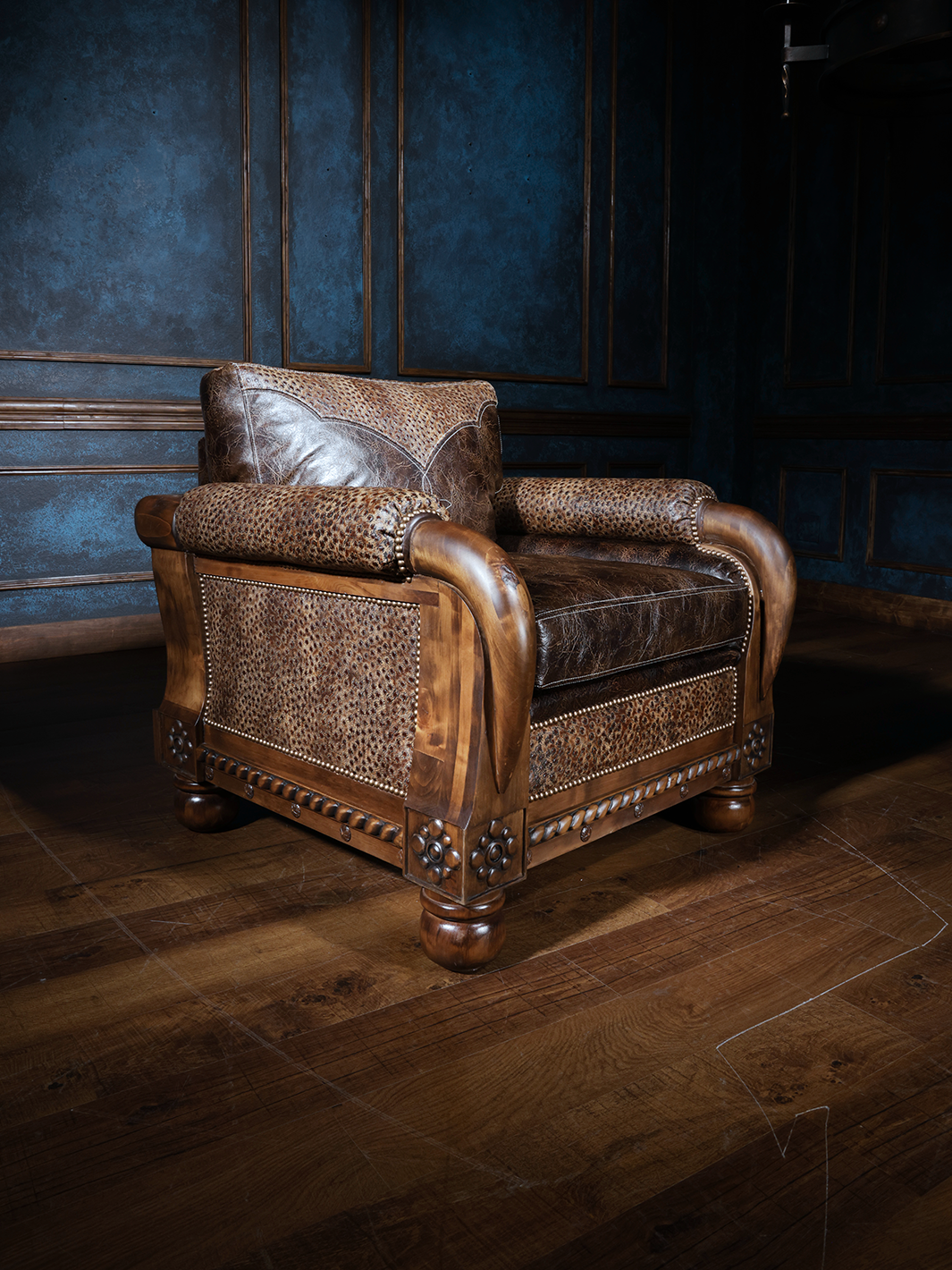 The Cattle King Leather Chair – Runyon's Fine Furniture