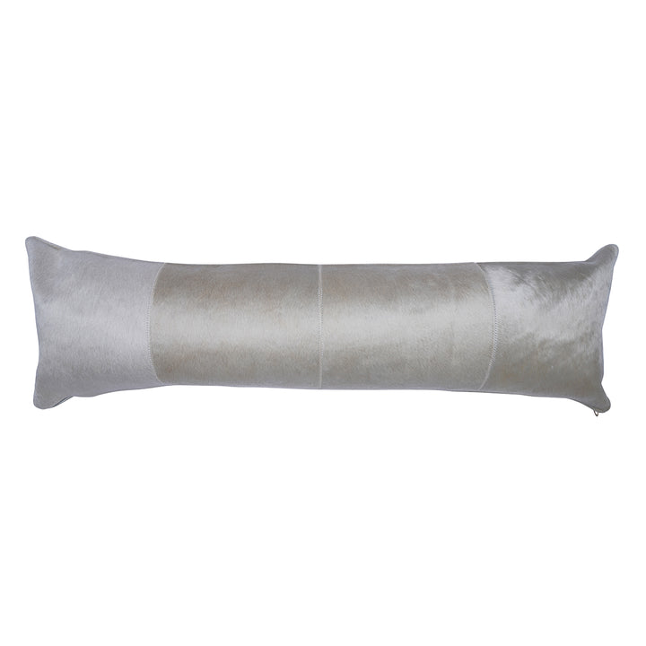 Champagne Patch Cowhide Pillow