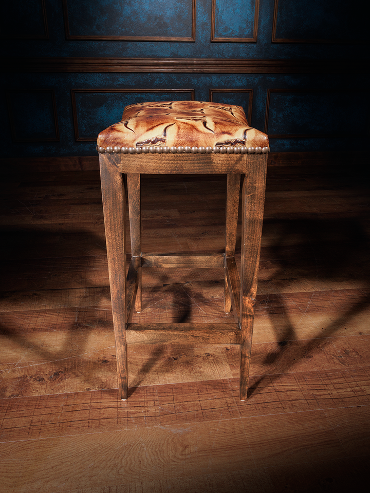 Longhorn Trail Saddle Stool