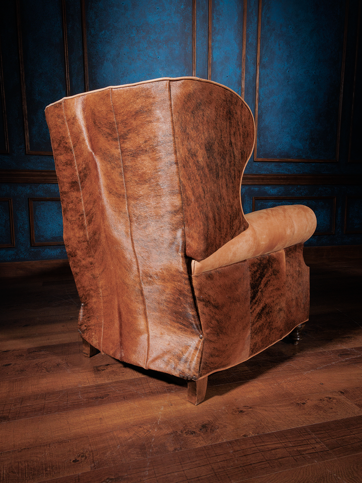 Western Valley Tan Leather Recliner