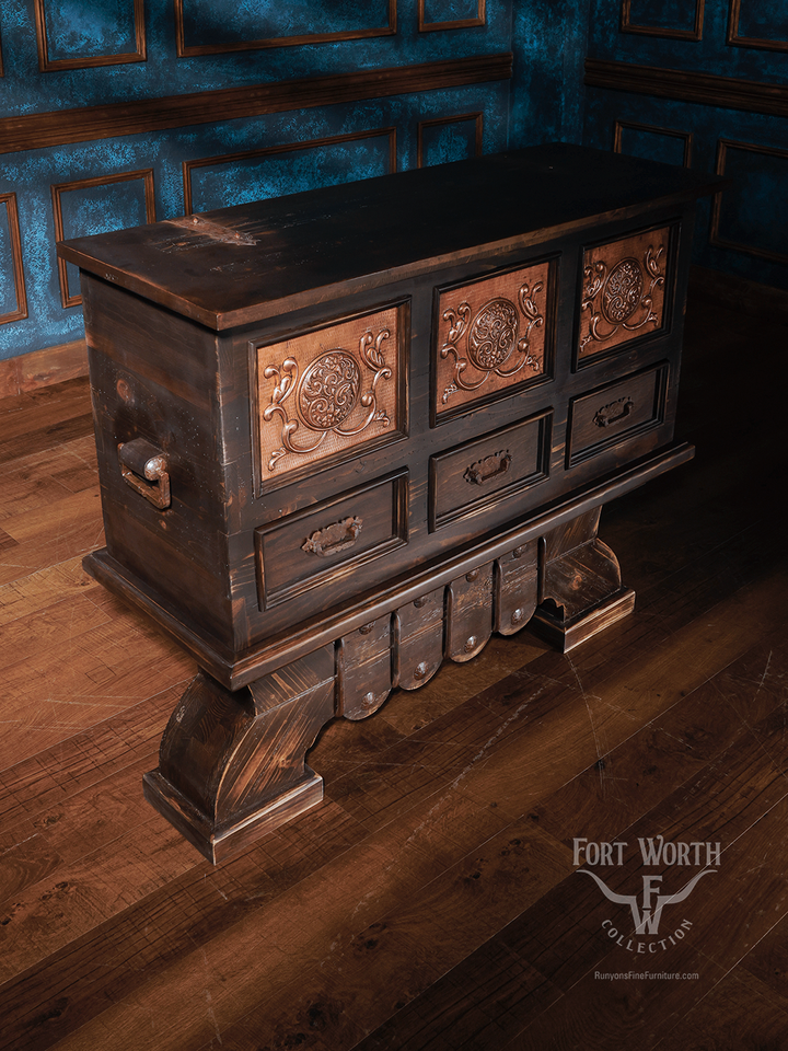 Western Copper Cove Wooden Trunk