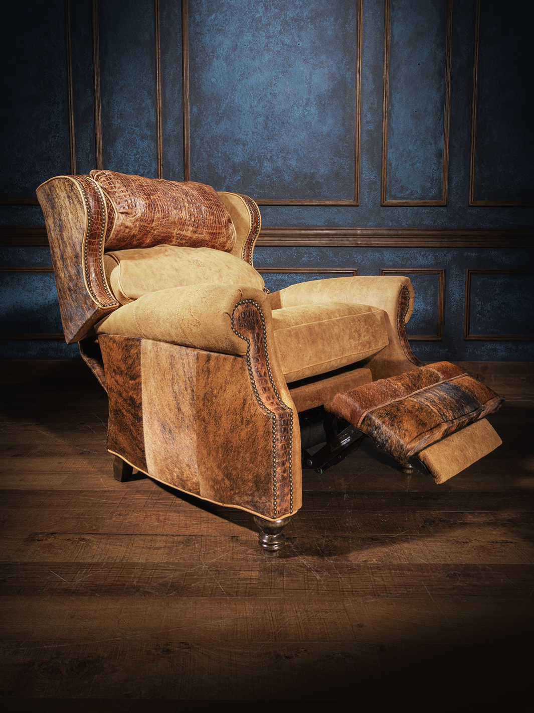 Rough Son of a Gun Leather Recliner