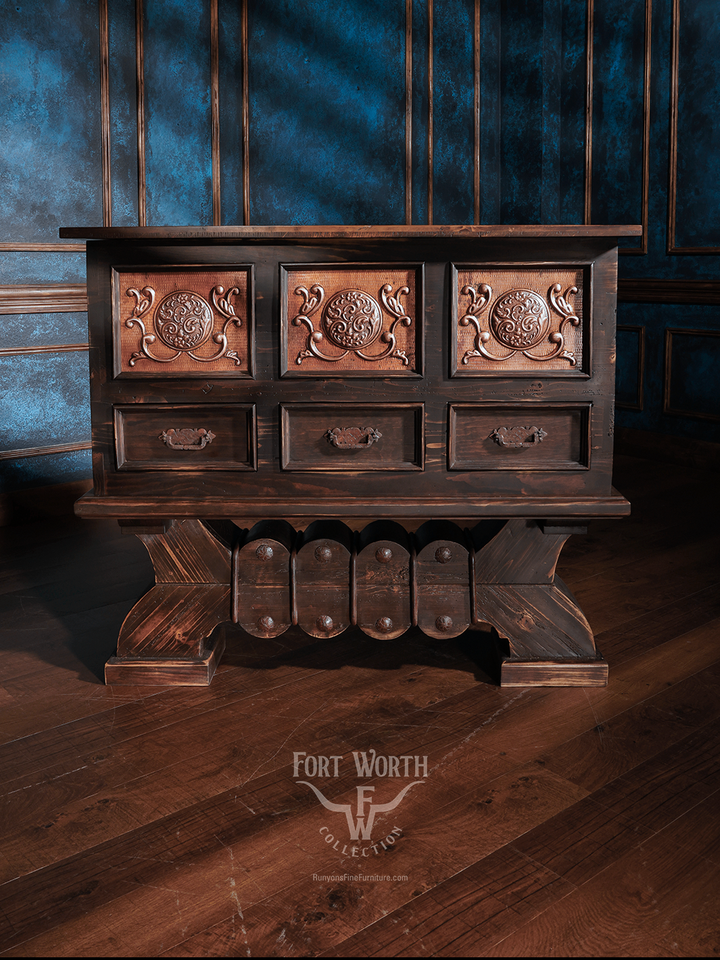Western Copper Cove Wooden Trunk