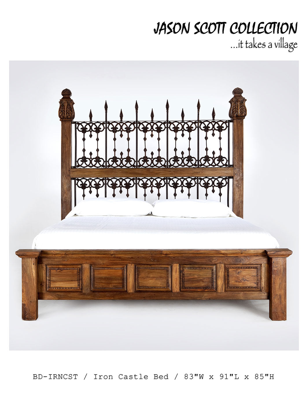 Jason Scott Iron Castle Bed