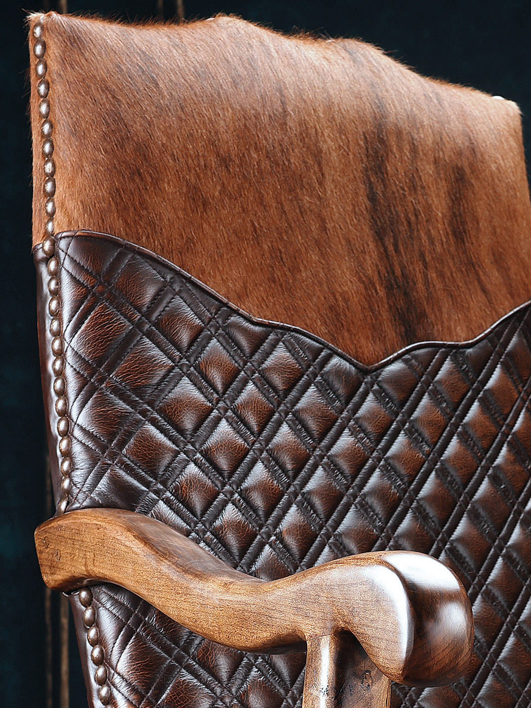 Rodeo Architect Quilted Leather Desk Chair