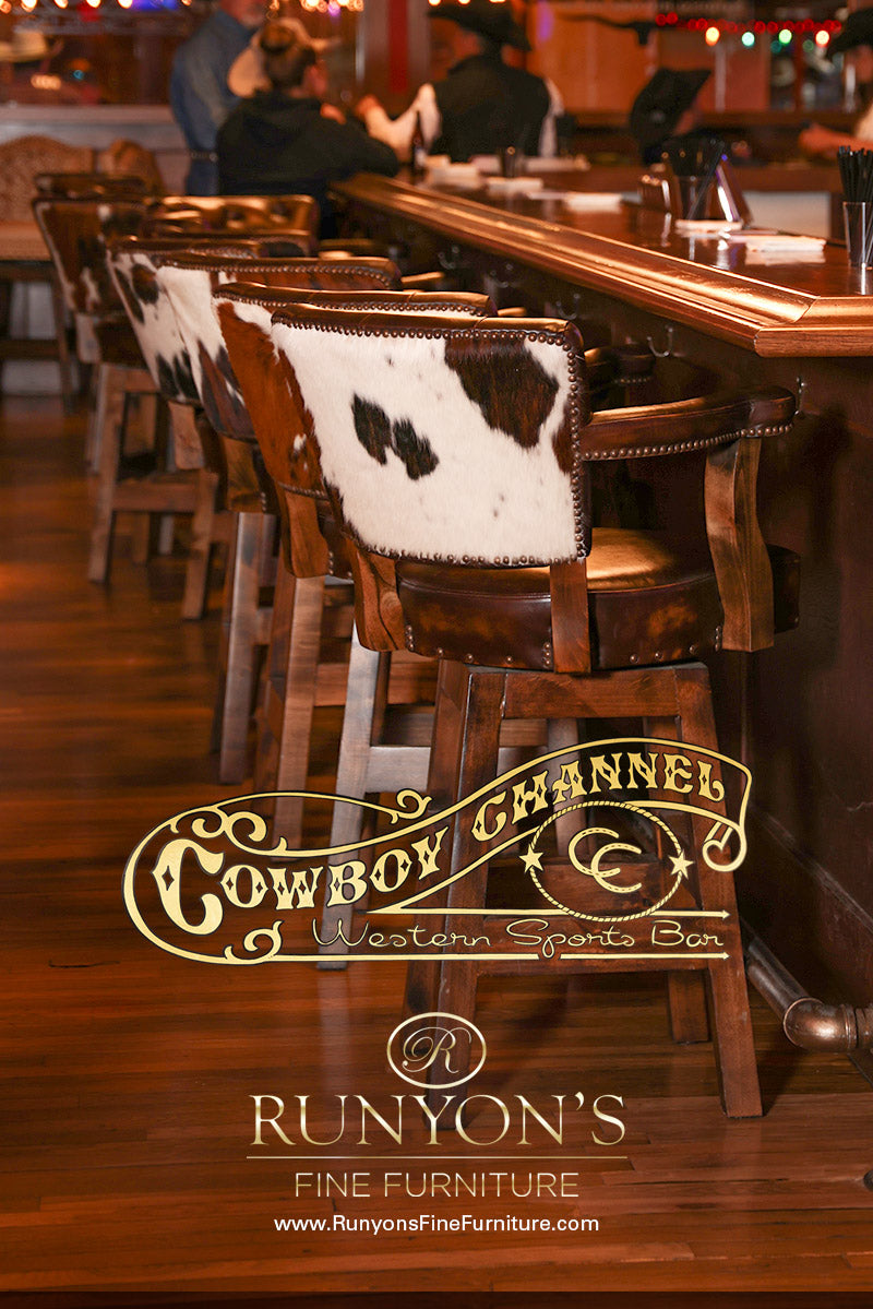 cowboy channel bar stools
