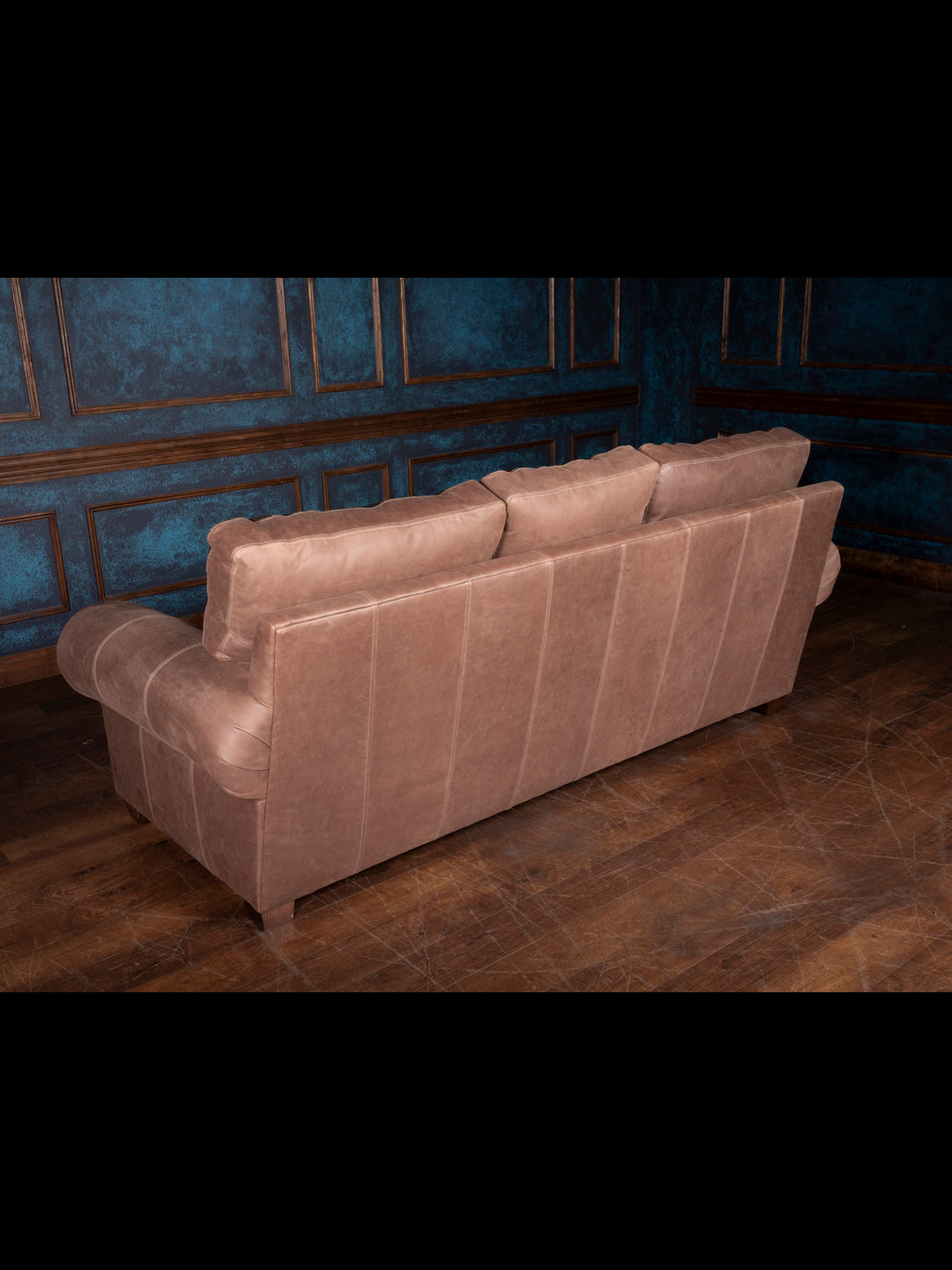 Auburn Gator Leather Sofa