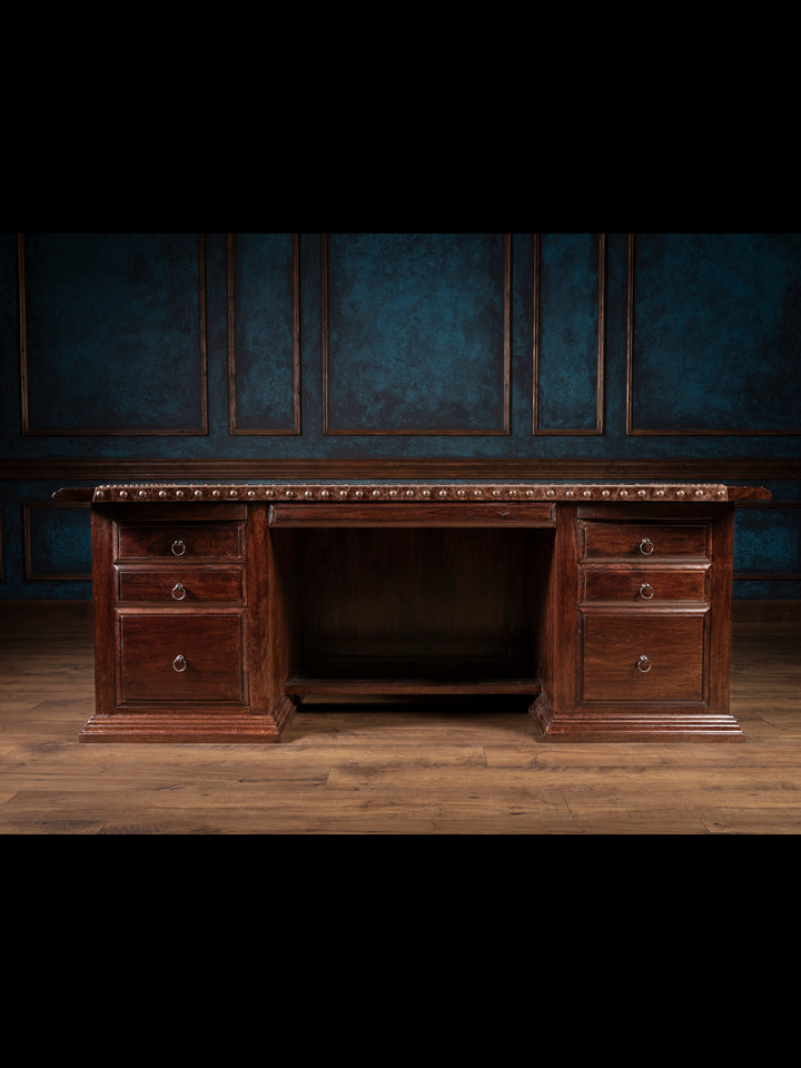 Axis & Leather Executive Desk