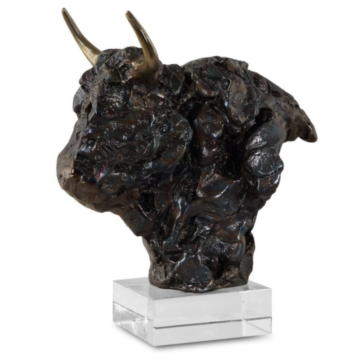 Bison Bust Sculpture