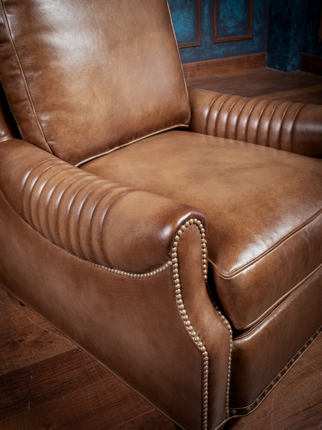 Countryside Leather Accent Chair