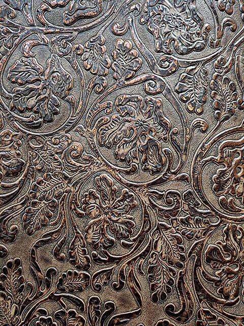 Cowboy Tool BROWN COPPER material sample