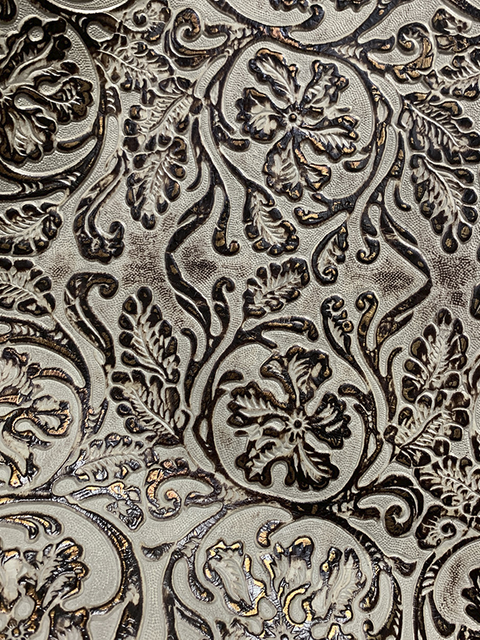 Cowboy Tool IVORY CHOCOLATE GOLD material sample
