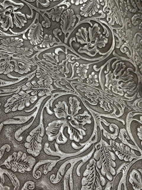 Cowboy Tool SILVER GREY material sample