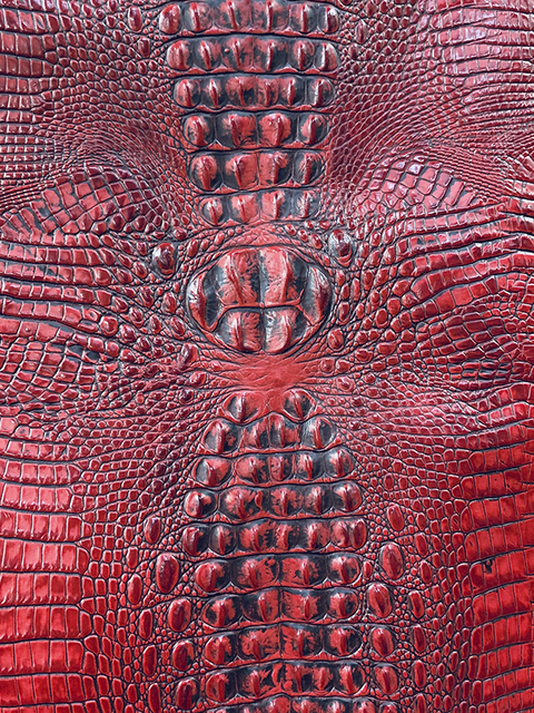 Crocodile RED material sample