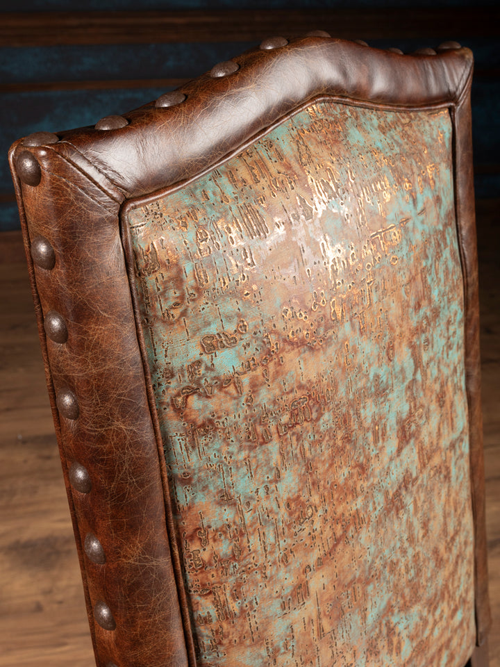 Driftwood Leather Dining Chair