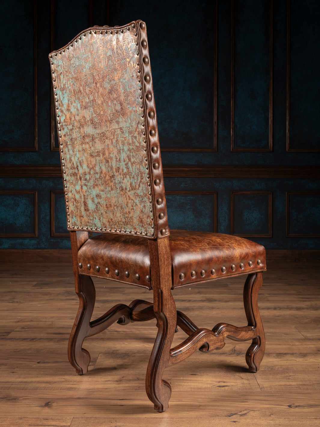 Driftwood Leather Dining Chair