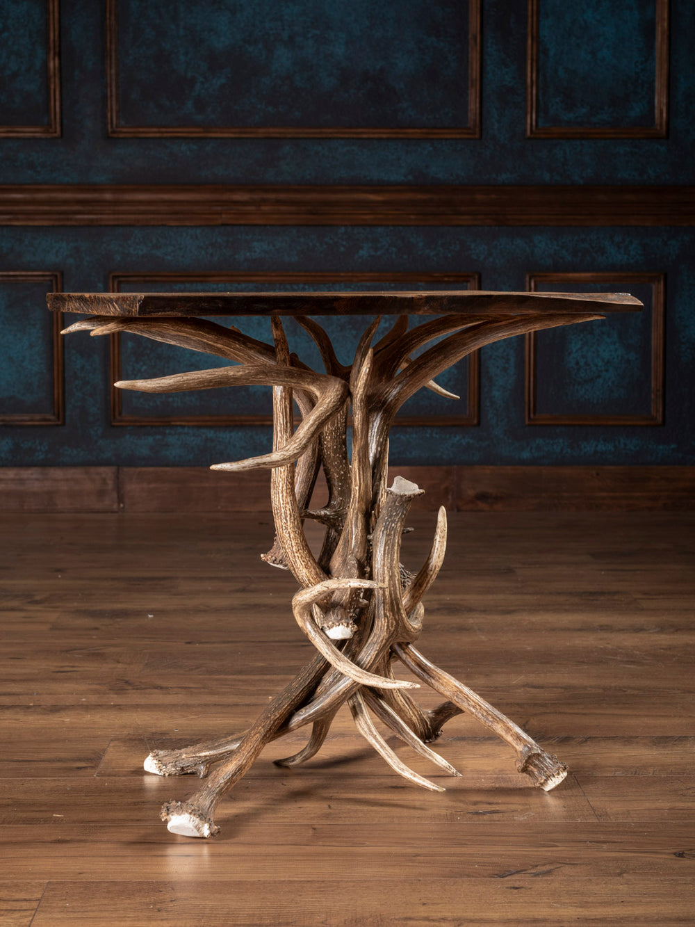 Front angle of antler table