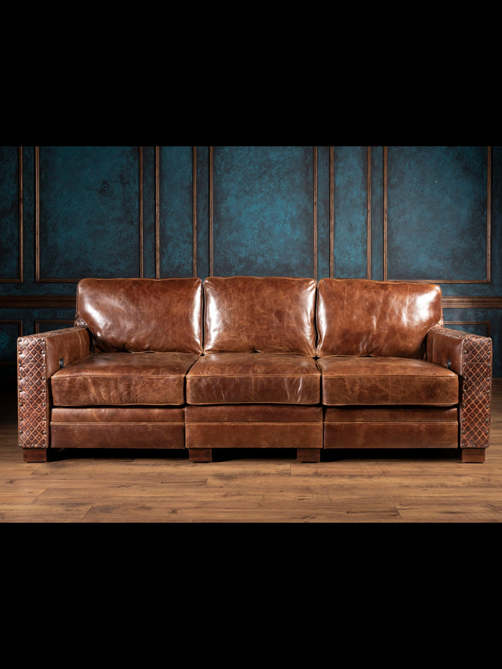 Highpoint Power Reclining Leather Sofa