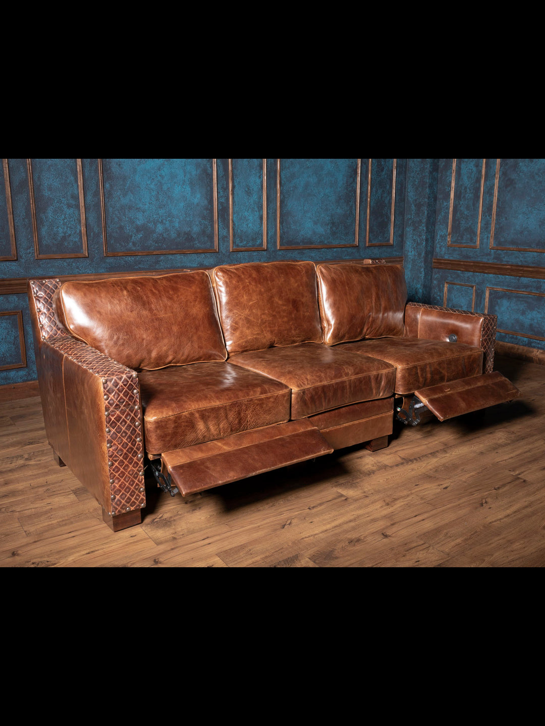 Highpoint Power Reclining Leather Sofa