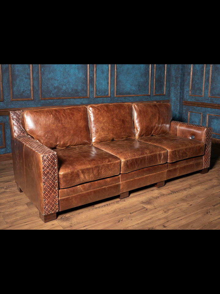 Highpoint Power Reclining Leather Sofa