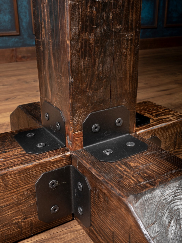 Knotty Alder Rustic Pub Table