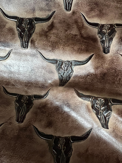 Longhorn BROWN material sample